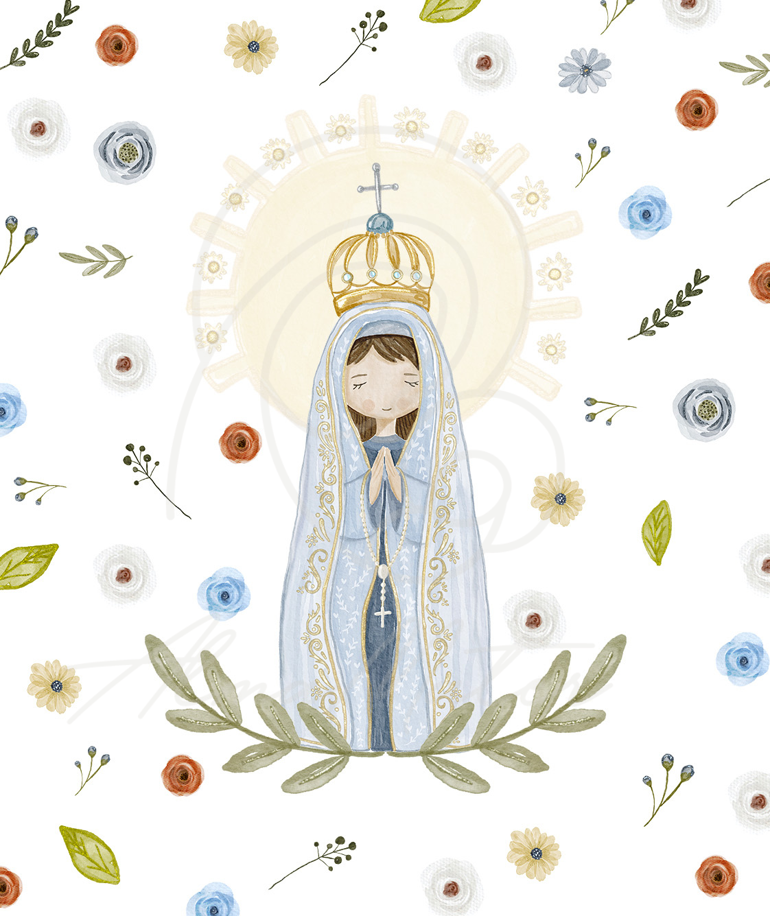 Virgen de Fátima Flores