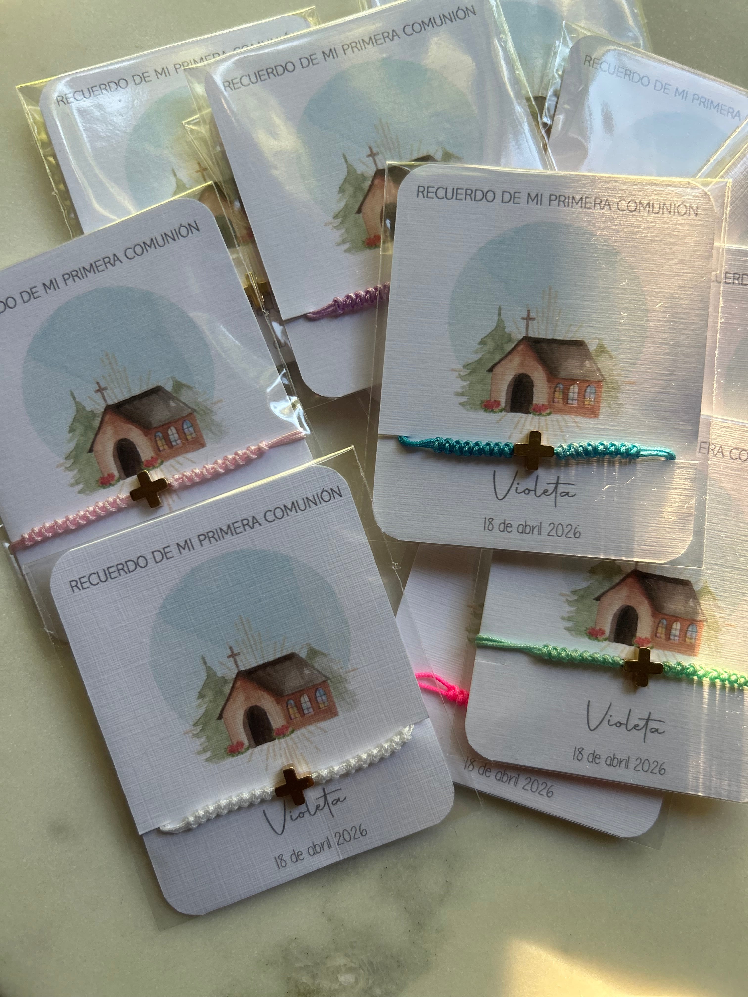 Pulsera Cruz (pack de 6)