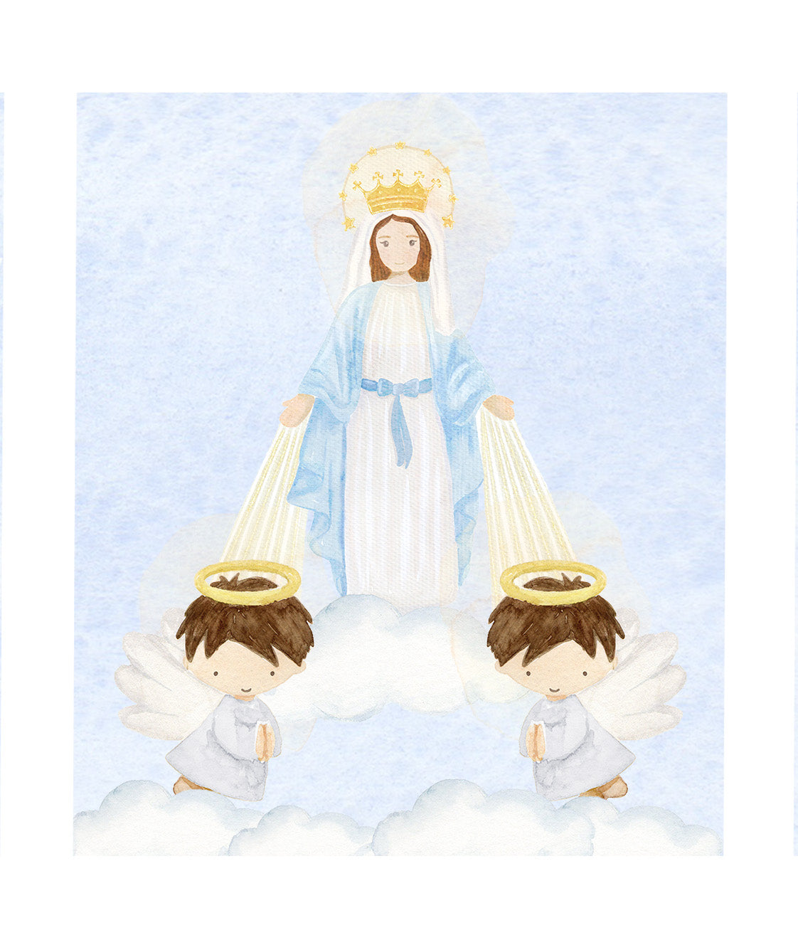 Virgen y Angelitos