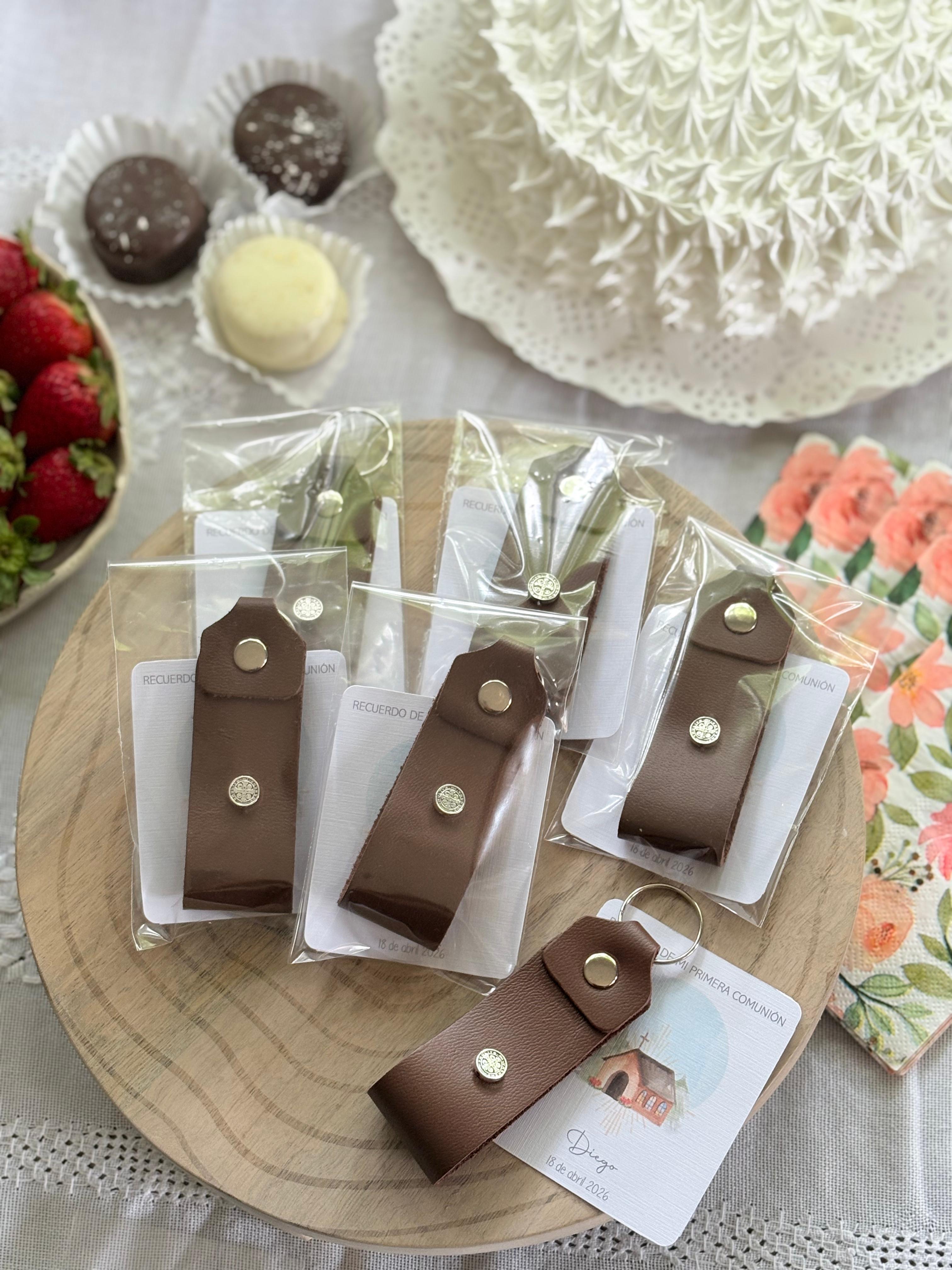 Llaveros Cuero Grande (Pack de 6)