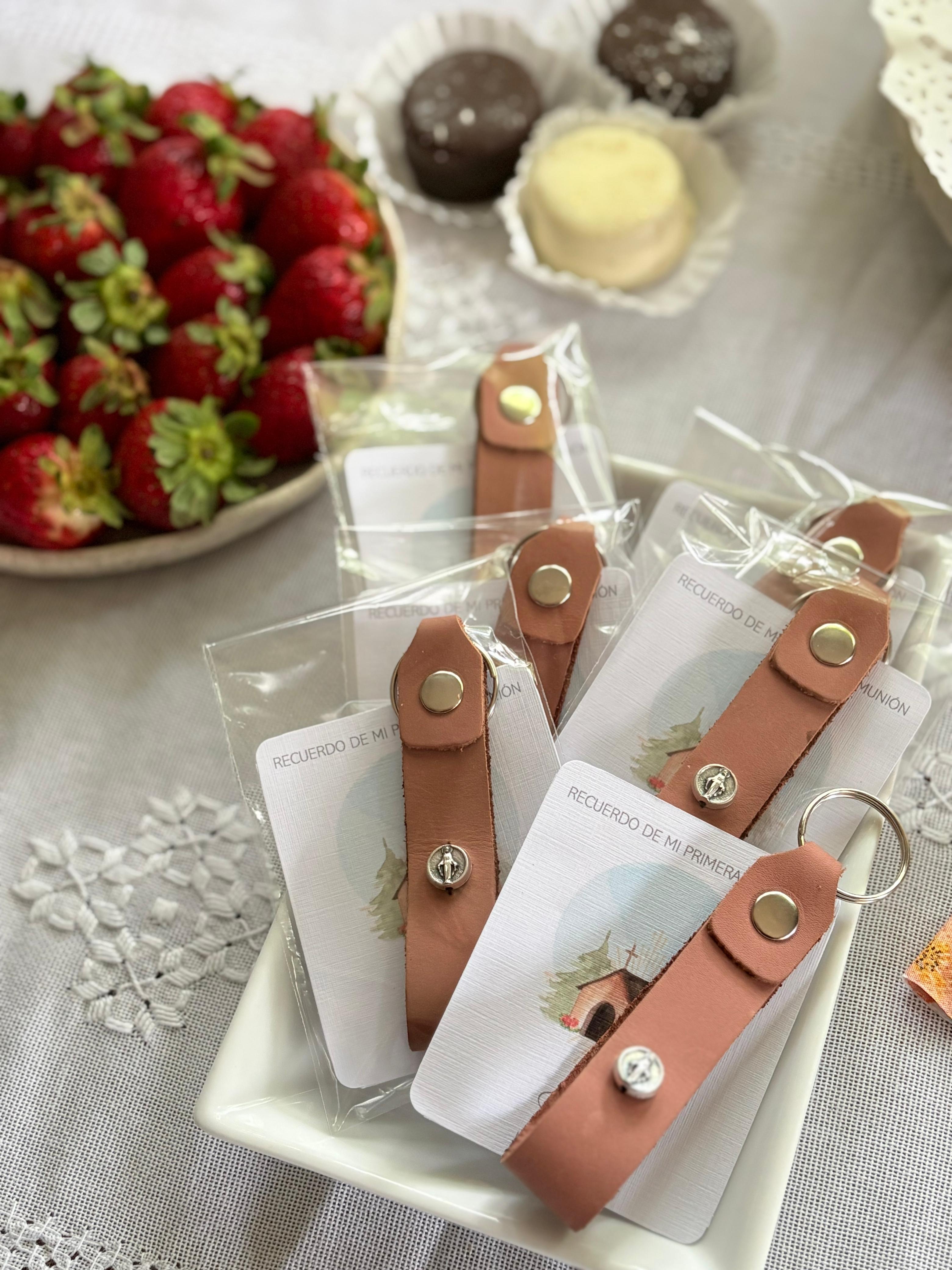 Llavero cuero pequeño (Pack de 6)