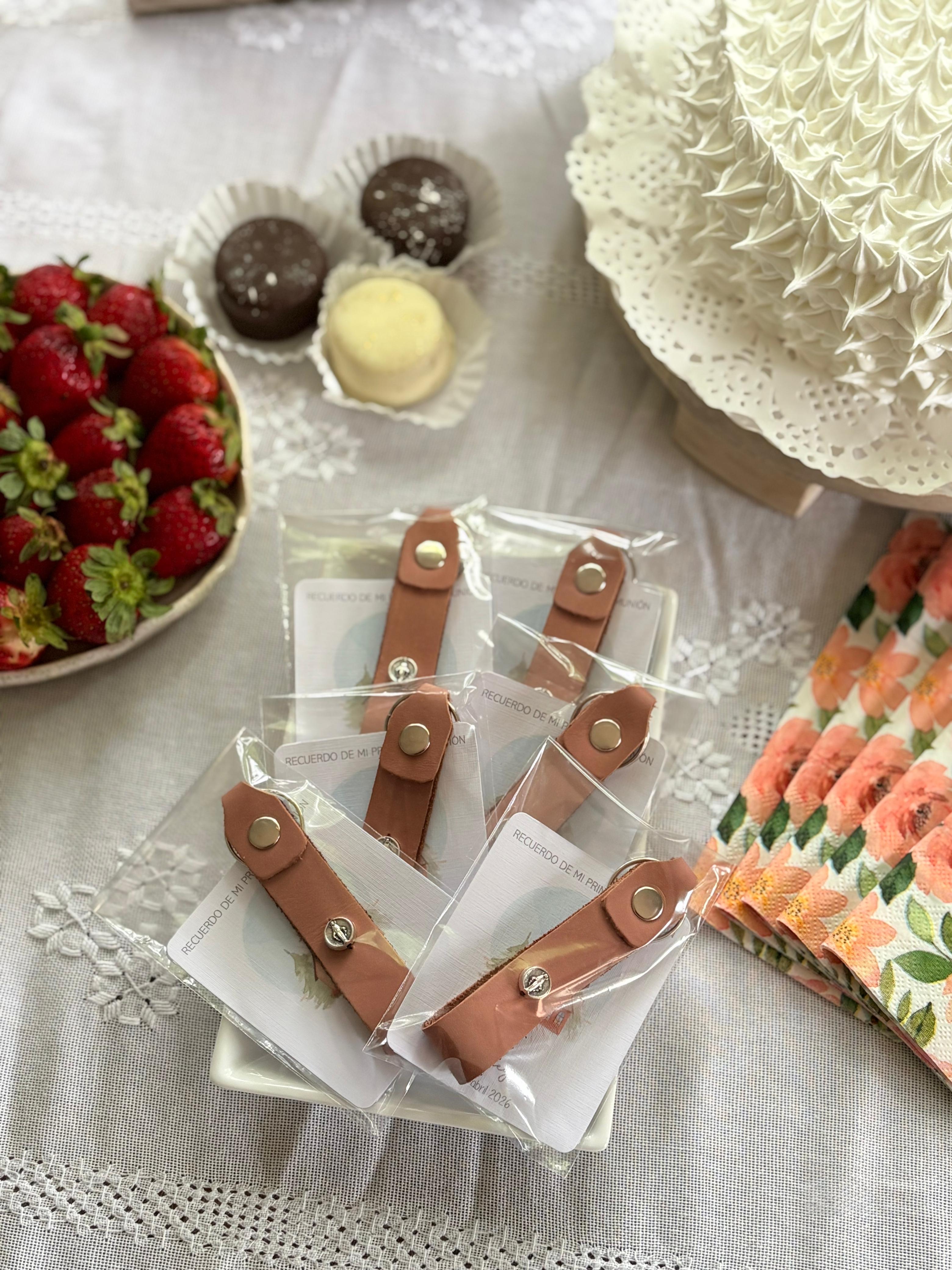 Llavero cuero pequeño (Pack de 6)