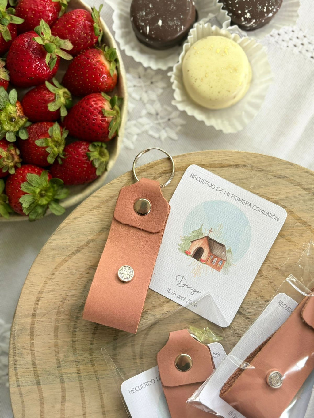 Llaveros Cuero Grande (Pack de 6)