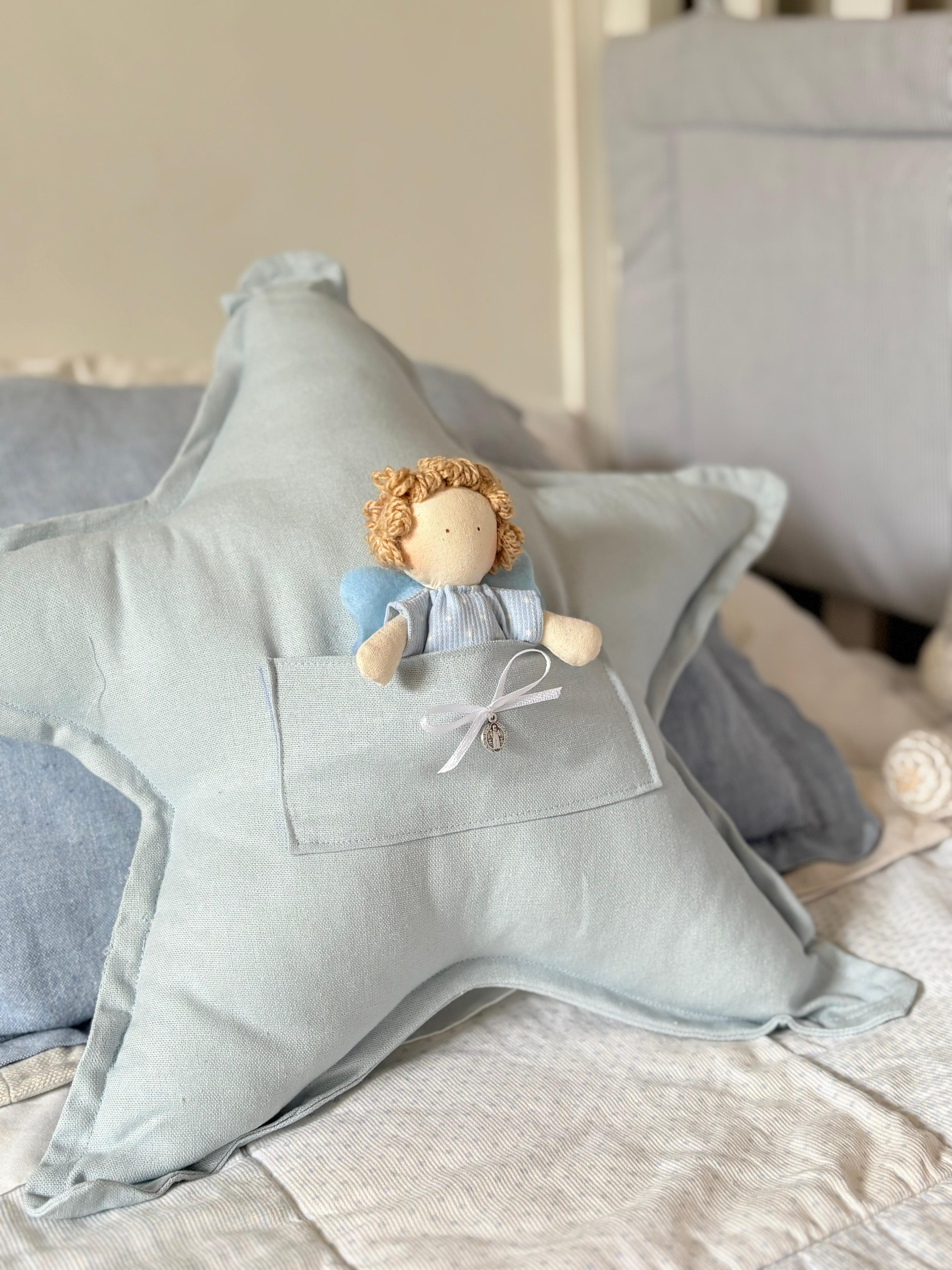 Cojín Estrella con Ángel