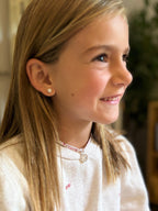 Collar Tela Virgen Niña