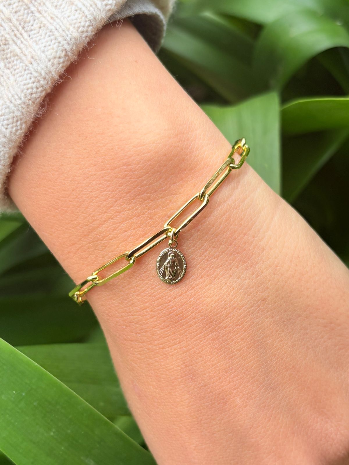 Pulsera Cadena Virgen de los Rayos