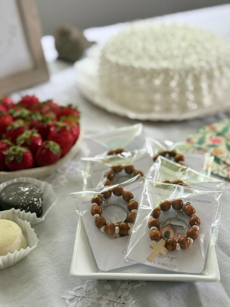 Llavero Denario Madera (Pack de 6)