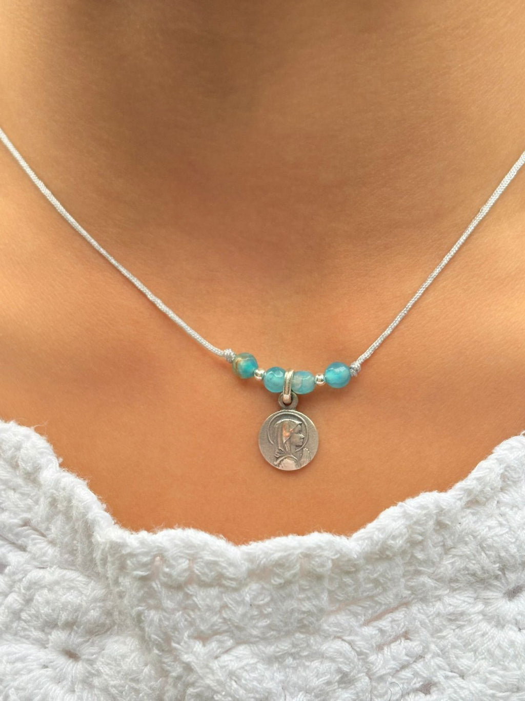 Collar Virgen Niña (Plata)