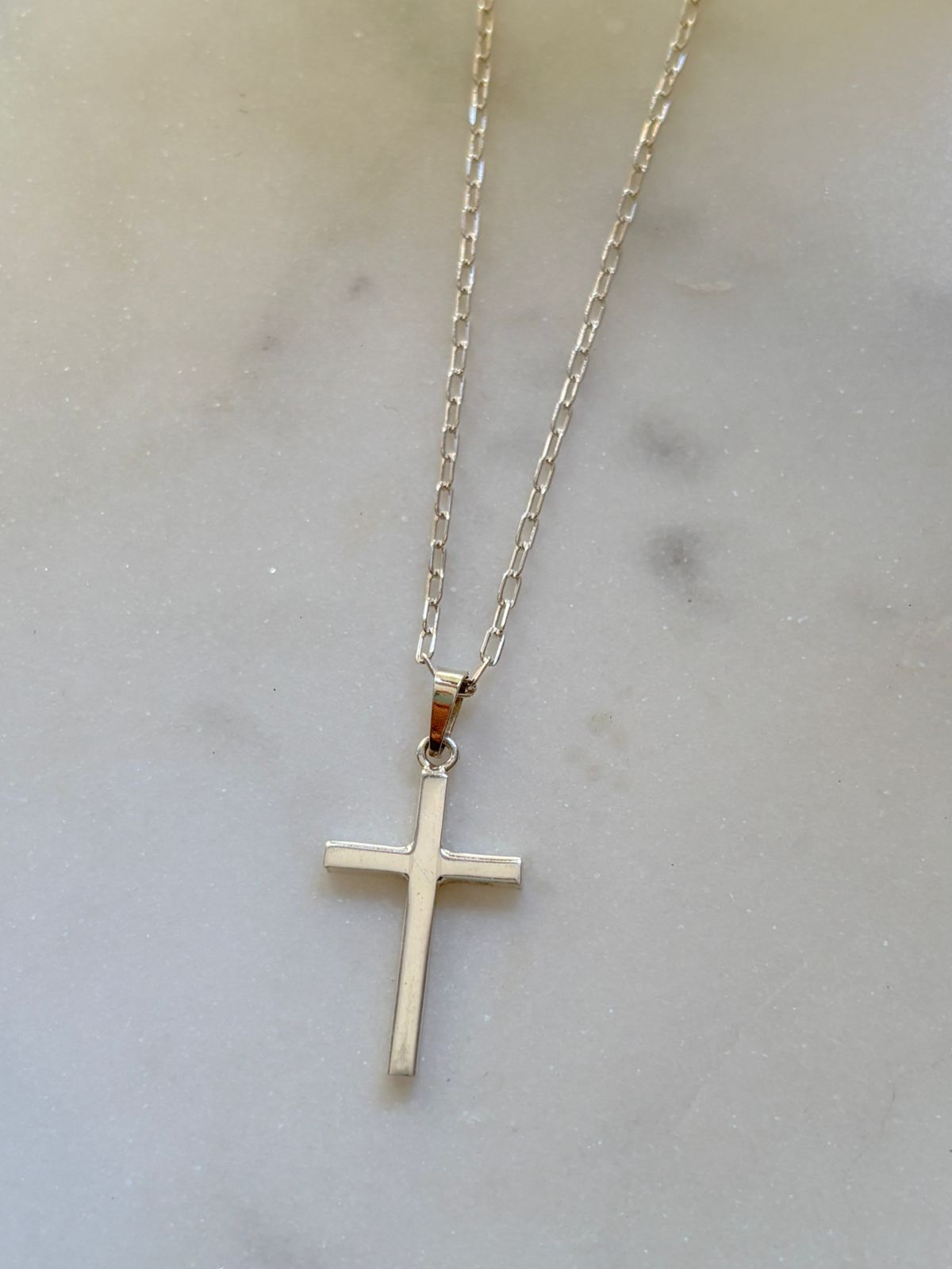 Cadena con Cruz (PLATA)