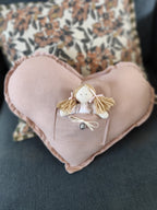 Cojín Corazón Ángel