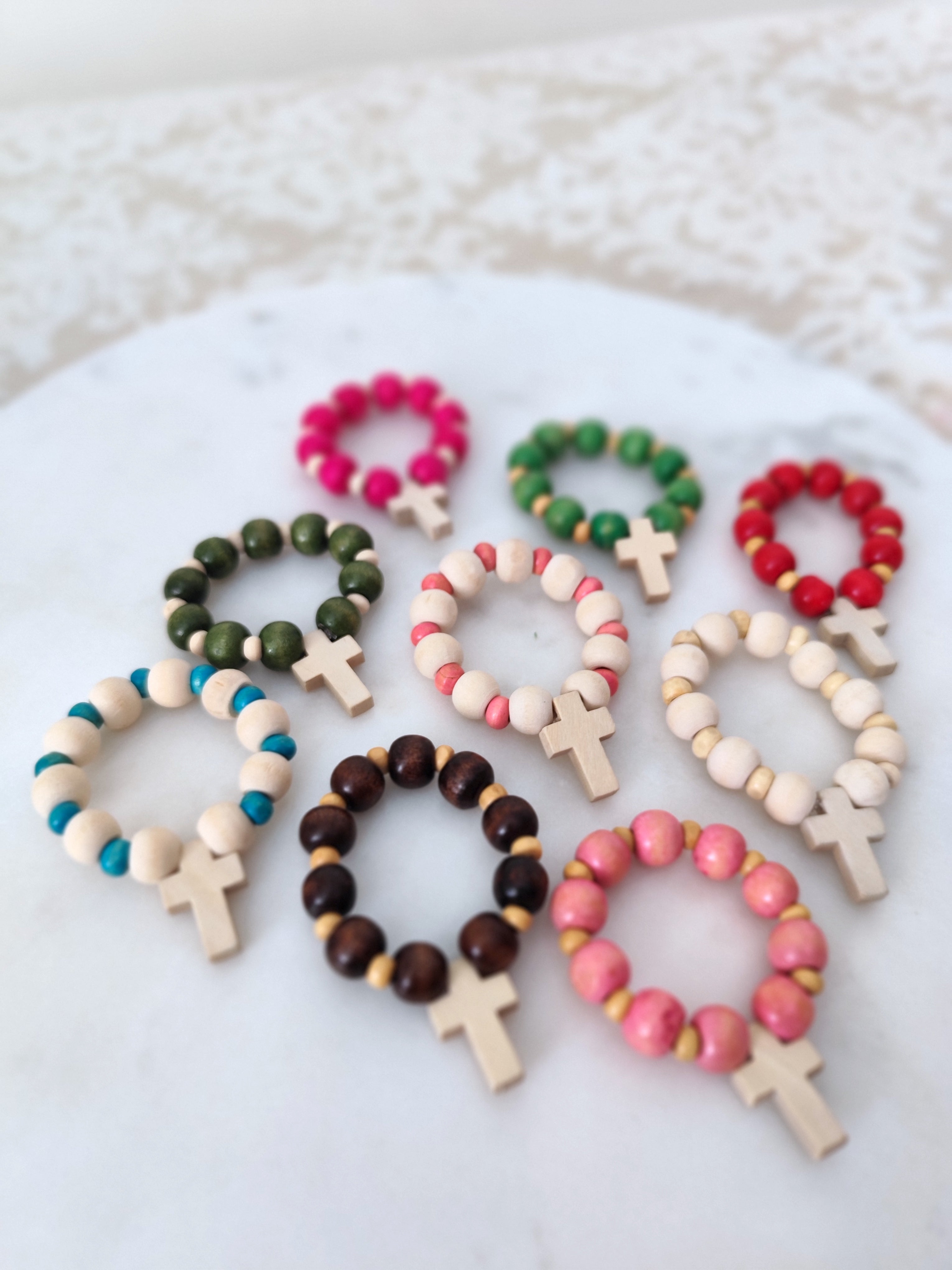 Denarios Madera Colores